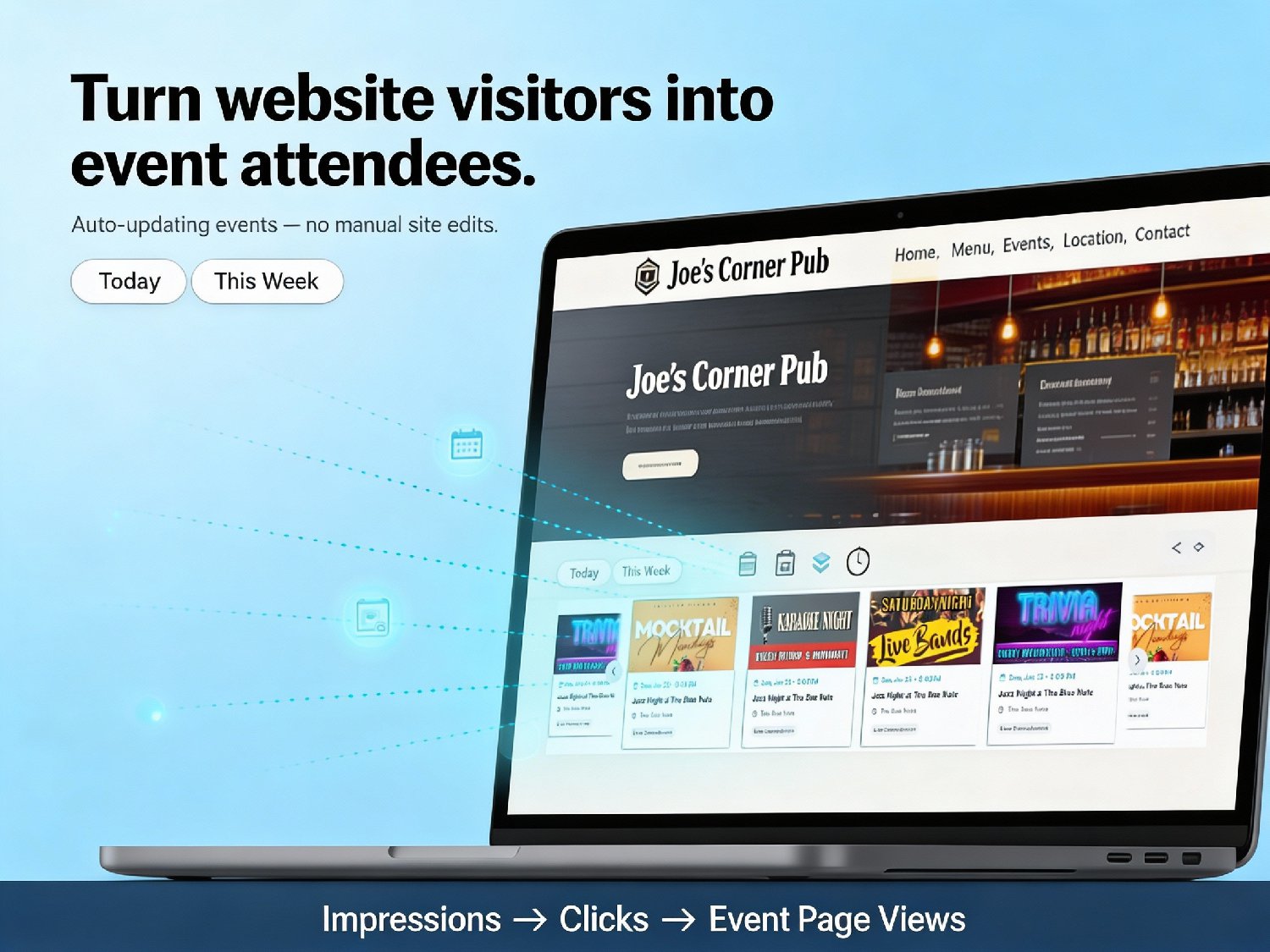 Website Plugin - Embed your events calendar on your website